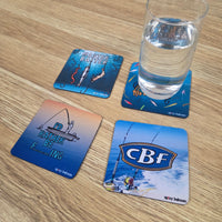 Fishing Set (4-Pack) - Coaster Set 🎣🍻