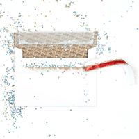 Glitter Trap Envelopes White ✨ - Joker Greeting Prank