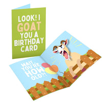 Goat You a Birthday Card 🐐🎂 - Scream & Shake Prank Card