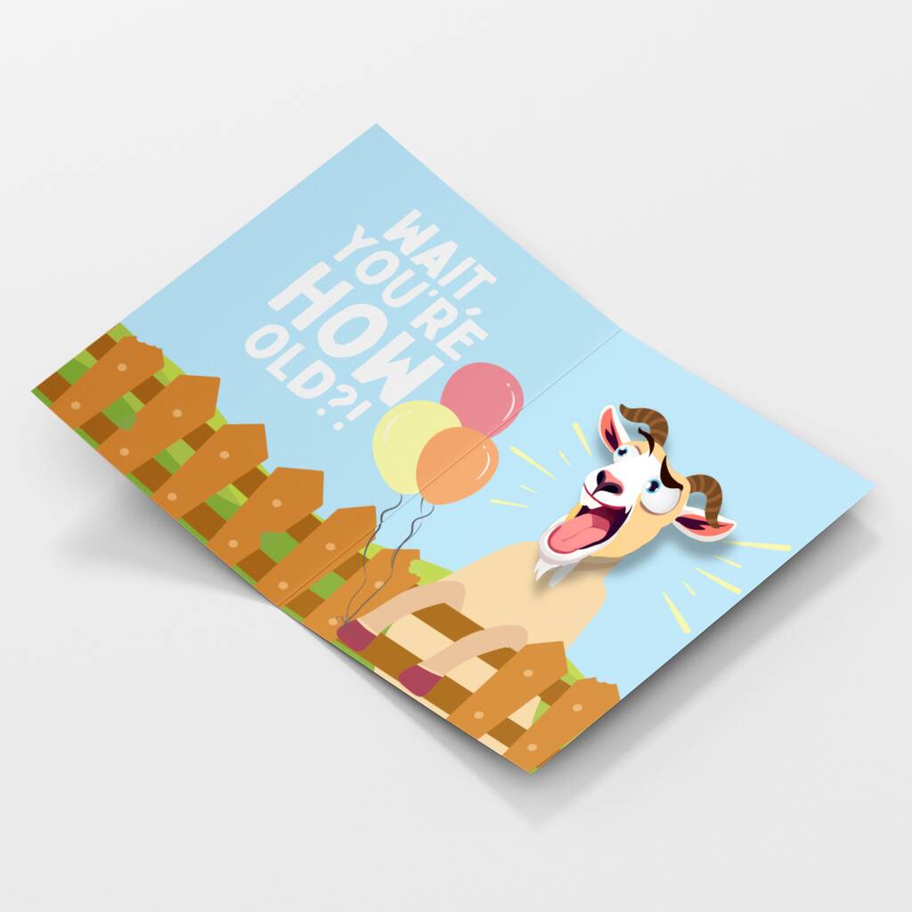 Goat You a Birthday Card 🐐🎂 - Scream & Shake Prank Card