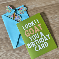 Goat You a Birthday Card 🐐🎂 - Scream & Shake Prank Card (Includes Butterfly Card Prank)