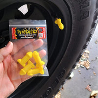 Gold Rooster Shaped Valve Stem Cap 🐓🧢 - TireCockz Prank (4 Pack!)