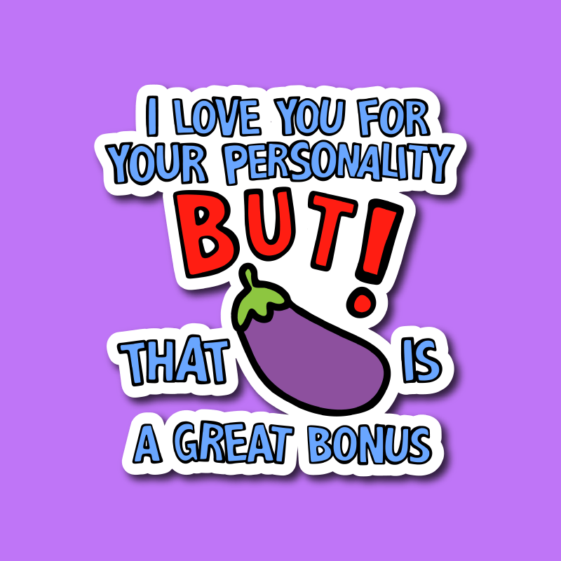 Great Eggplant 🍆 – Sticker