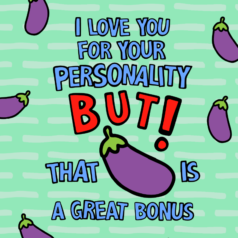 Great Eggplant 🍆 – Stubby Holder