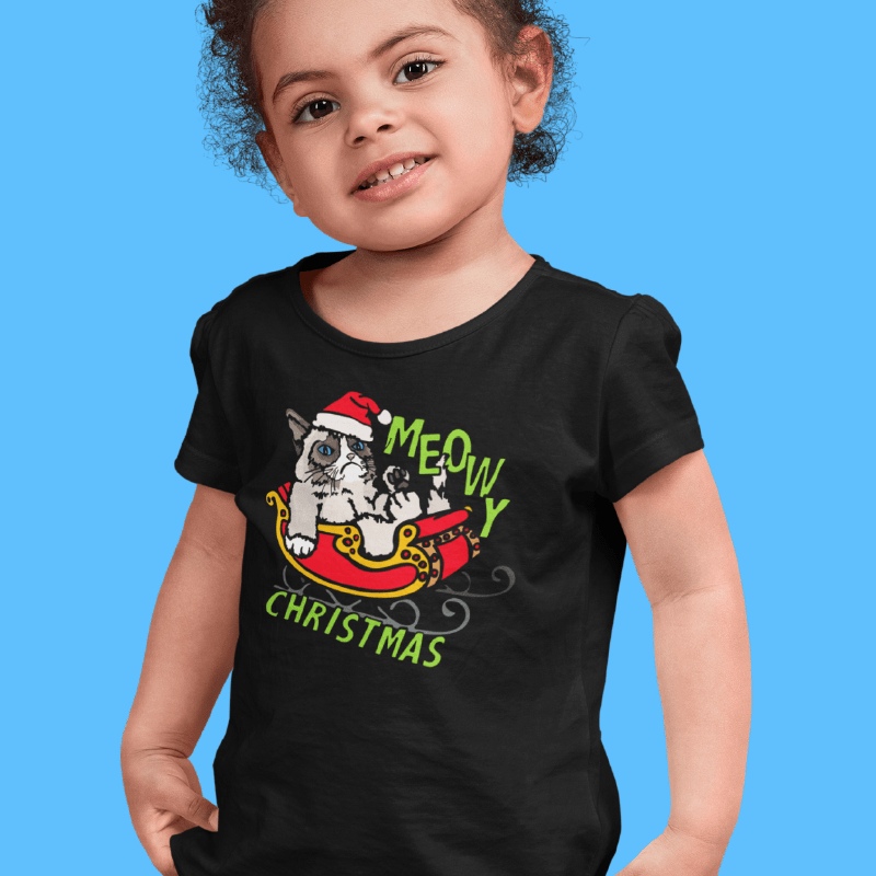 Grumpy Cat Christmas 😾🎄- Toddler T Shirt