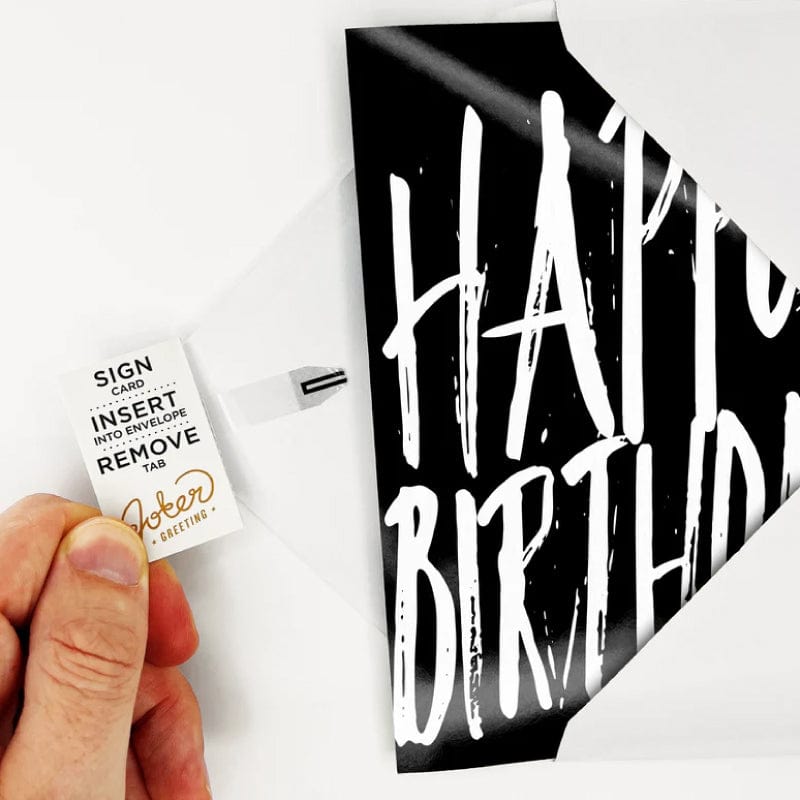 Happy Birthday Screamer 😱🔊 - Joker Greeting Prank Card (Glitter + Sound)