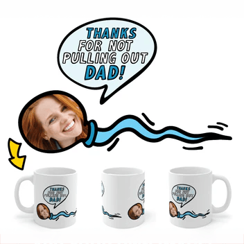 Happy Swimmer Dad 💦 - Personalised Coffee Mug