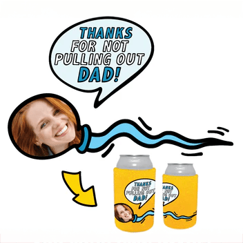 Happy Swimmer Dad 💦 - Personalised Stubby Holder