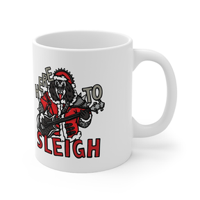 Here To Sleigh 🎅🤘 - Coffee Mug