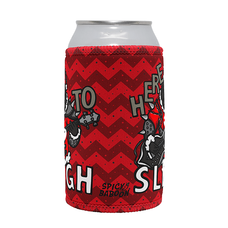 Here To Sleigh 🎅🤘 - Stubby Holder