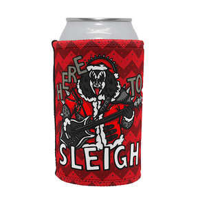 Here To Sleigh 🎅🤘 - Stubby Holder