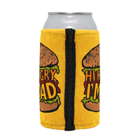 Hi Hungry, I'm Dad 🍔 - Stubby Holder
