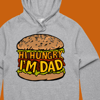 Hi Hungry, I'm Dad 🍔 - Unisex Hoodie