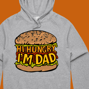 Hi Hungry, I'm Dad 🍔 - Unisex Hoodie