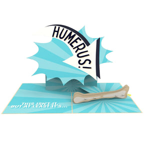 Humerus Joke ☠️😂 - 3D Inappropriate Greeting Card