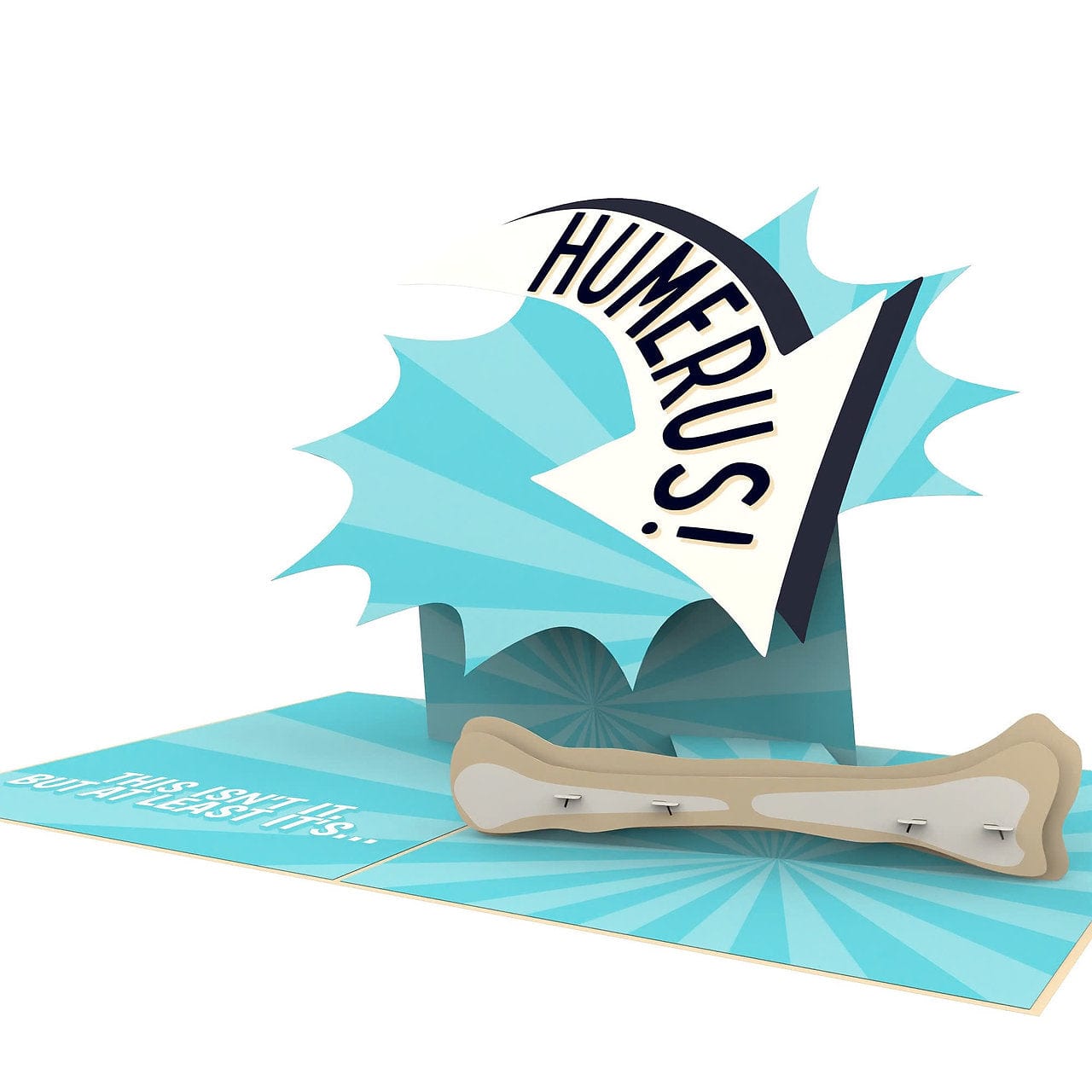 Humerus Joke ☠️😂 - 3D Inappropriate Greeting Card