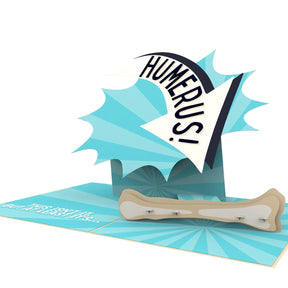 Humerus Joke ☠️😂 - 3D Inappropriate Greeting Card