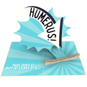 Humerus Joke ☠️😂 - 3D Inappropriate Greeting Card