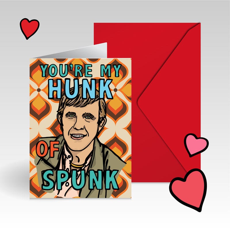 Hunk of Spunk 👱 - V-Day Card