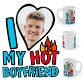I Love My Hot Boyfriend ❤️‍🔥 - Personalised Coffee Mug