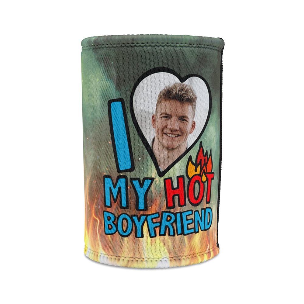 I Love My Hot Boyfriend ❤️‍🔥 - Personalised Stubby Holder