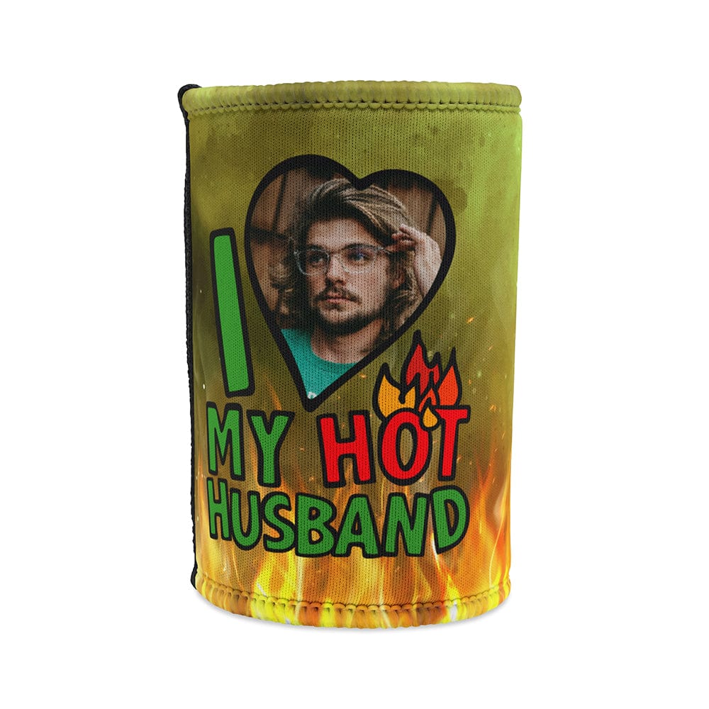 I Love My Hot Husband ❤️‍🔥 - Personalised Stubby Holder