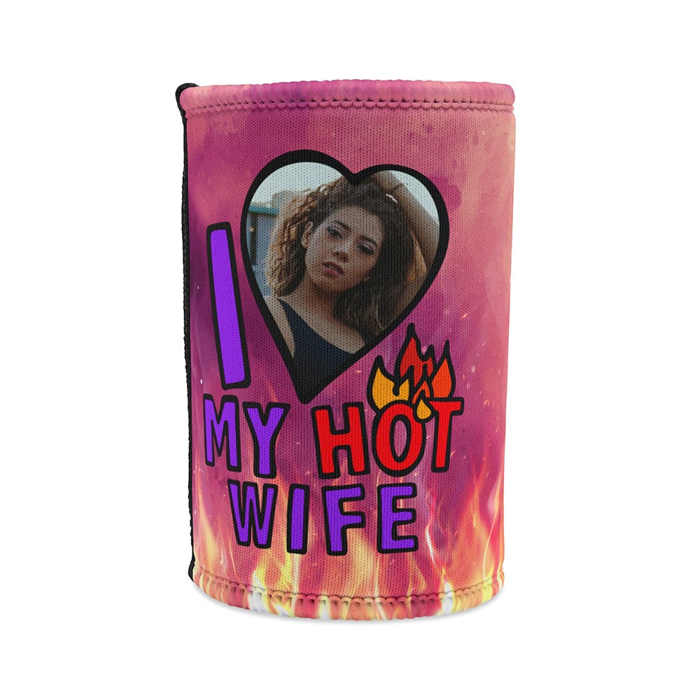 I Love My Hot Wife ❤️‍🔥 - Personalised Stubby Holder