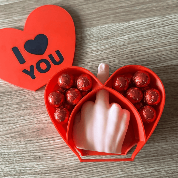 I Love you Romantic middle finger ❤️ ☝️- prank chocolate box