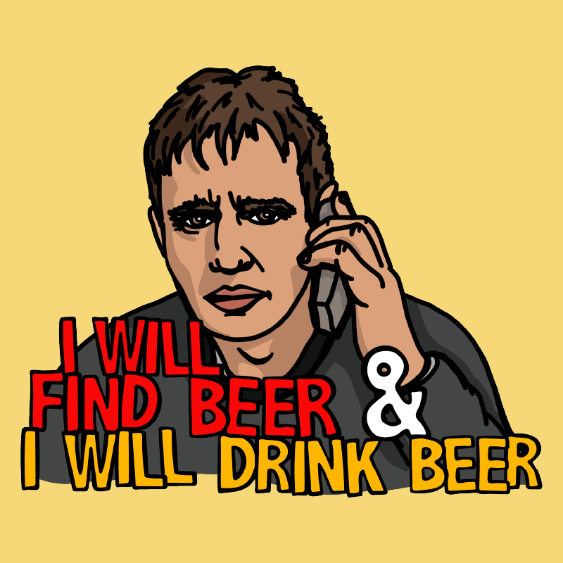 I will find beer 🔭🍻 - Men's T Shirt