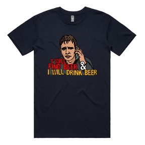 I will find beer 🔭🍻 - Men's T Shirt