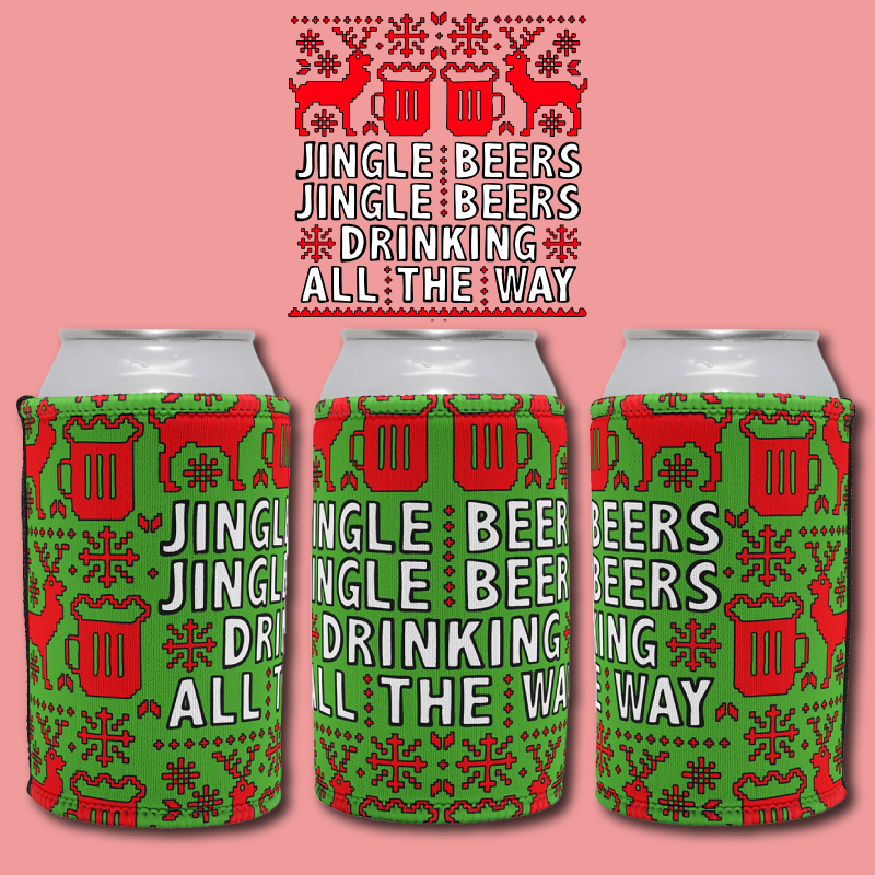 Jingle Beers 🔔🍻 – Stubby Holder