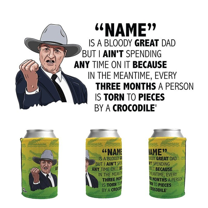 Katter Approves Your Dad 🤠 - Personalised Stubby Holder