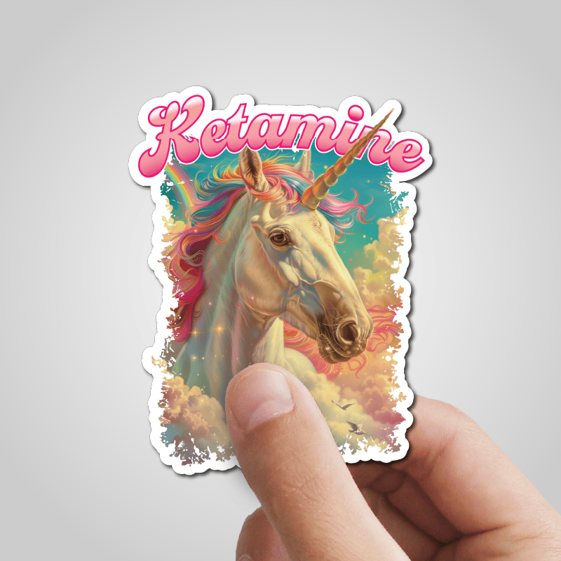 Ketamine Unicorn 💉🦄 - Sticker