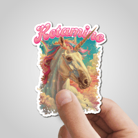 Ketamine Unicorn 💉🦄 - Sticker