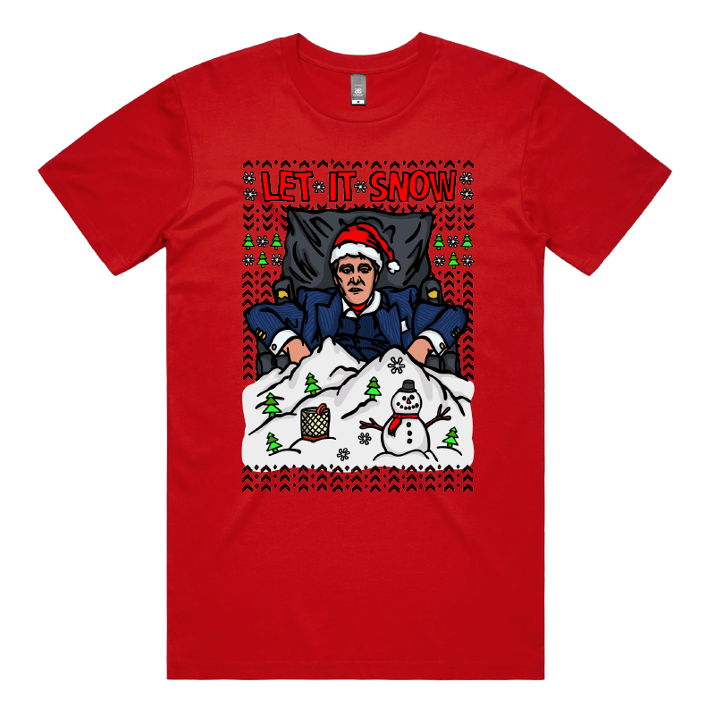 Let It Snow Scarface ❄️🤌 - Men's T Shirt
