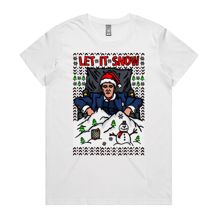 Let It Snow Scarface ❄️🤌 - Women's T Shirt