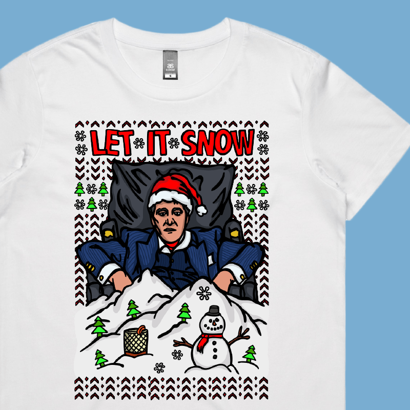Let It Snow Scarface ❄️🤌 - Women's T Shirt
