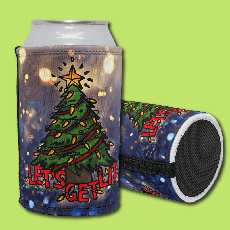 Let’s Get Lit 🎄💡 –  Stubby Holder