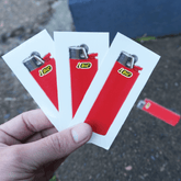 Lighter - Sticker Prank (3 Pack)