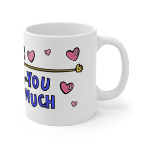 Love You This Much 🦕📏 – Coffee Mug