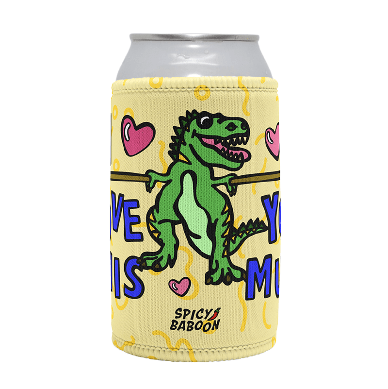 Love You This Much 🦕📏 – Stubby Holder