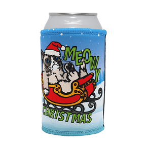 Meowy Christmas 😾🎄 – Stubby Holder