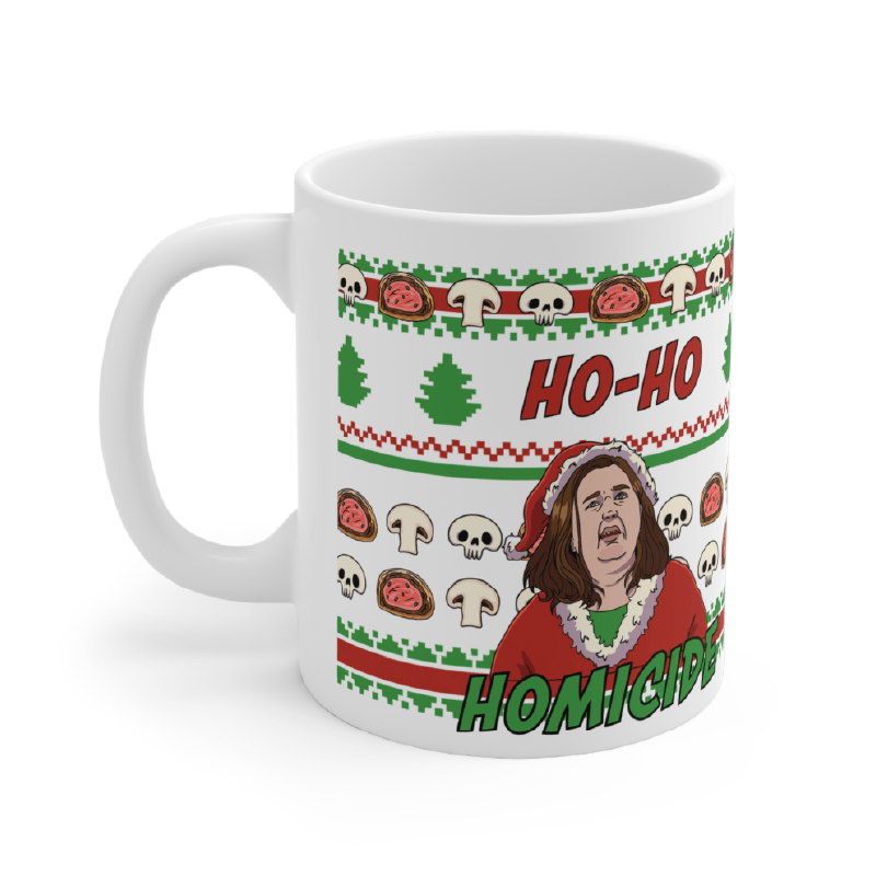 Merry Mushroom Lady 🍄‍🟫🎄 - Coffee Mug