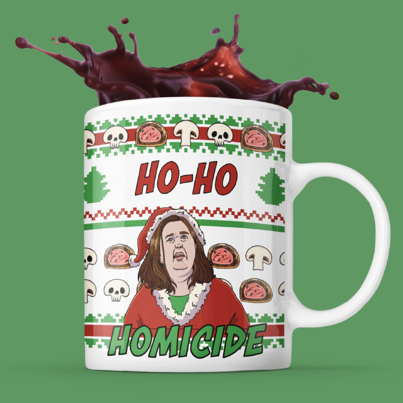 Merry Mushroom Lady 🍄‍🟫🎄 - Coffee Mug