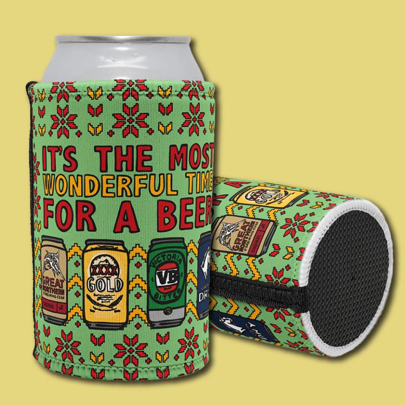 Most Wonderful Time For A Beer 🎁🍻 – Stubby Holder