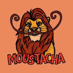 Moustacha 🦁👨 - Men's T Shirt