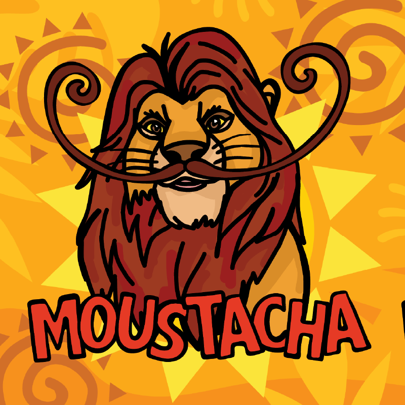 Moustacha 🦁👨 - Stubby Holder