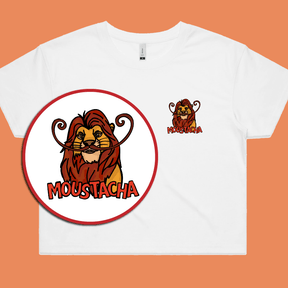 Moustacha 🦁👨 - Women's Crop Top