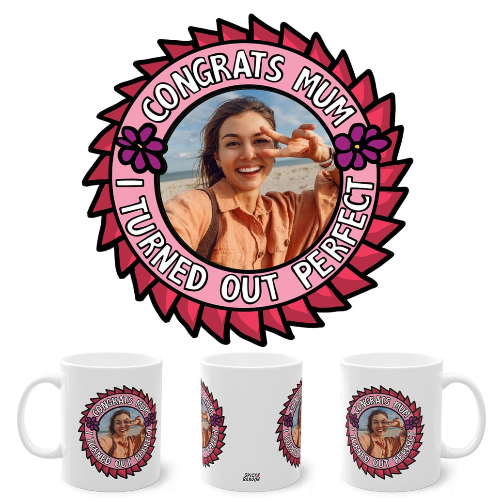 Mum's Perfect Child 🏅 - Personalised Coffee Mug