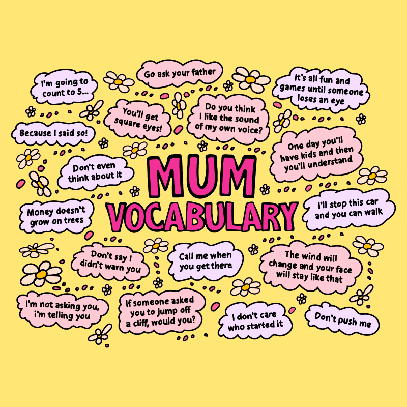Mum's Vocab 👩💬 - Mouse Pad